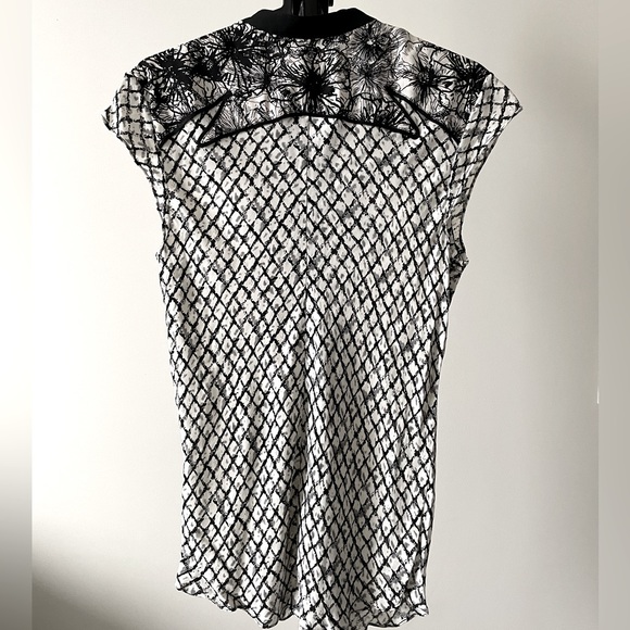 NWOT Proenza Schouler BW Floral Silk Blouse - Picture 8 of 8